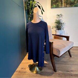 Stylish Navy Women's Tunic Top